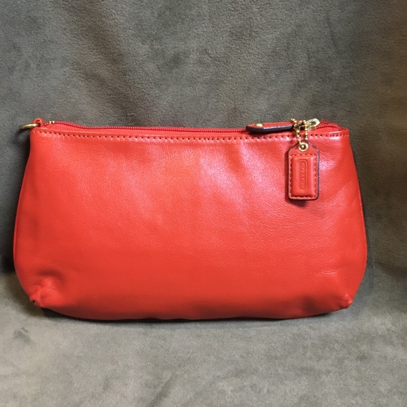 Coach Burnt Orange Clutch Wallet - Picture 2 of 8